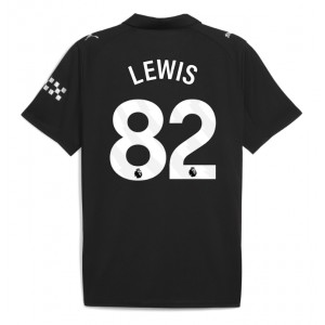 Fotbalové Dres Manchester City Rico Lewis #82 Venkovní Oblečení 2025-26 Krátký Rukáv